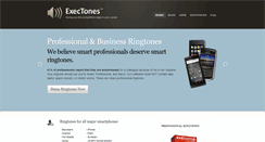 Desktop Screenshot of exectones.com